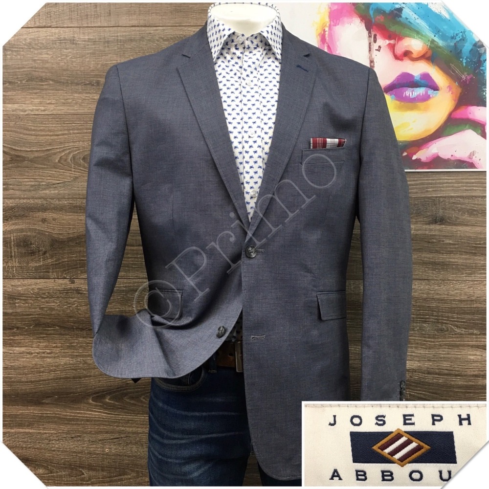 JOSEPH ABBOUD Mens Cotton Blazer Sport Coat Casual Jacket Size XLT (44L) Suit